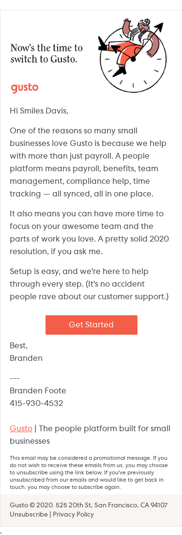 Can we help you with next year’s payroll?