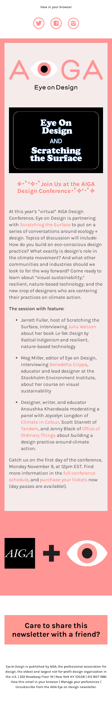 Can we practice design without harming the planet?