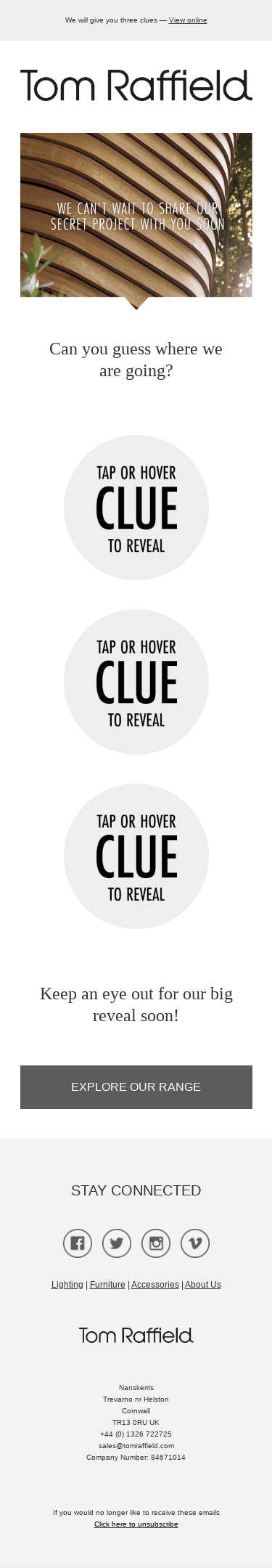 Can you guess where we’re going?