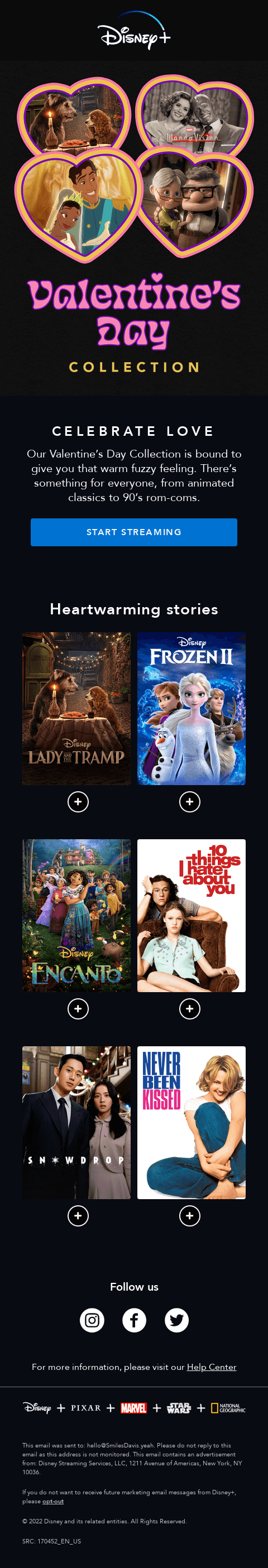 Can you stream the love tonight? ❤️