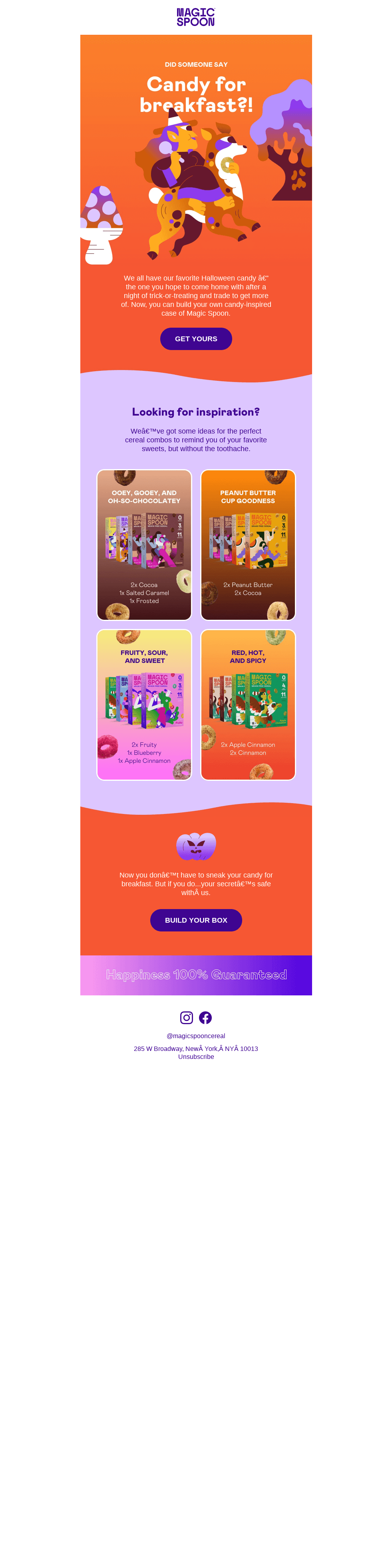 Candy for breakfast! 🍬