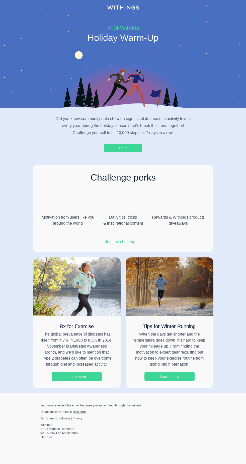 Challenge time: can you rev up before winter?