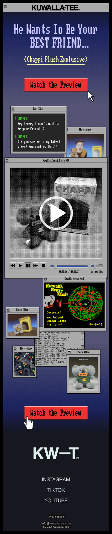 🧸 Chappi Plush dropping tomorrow for Cyber Monday exclusive