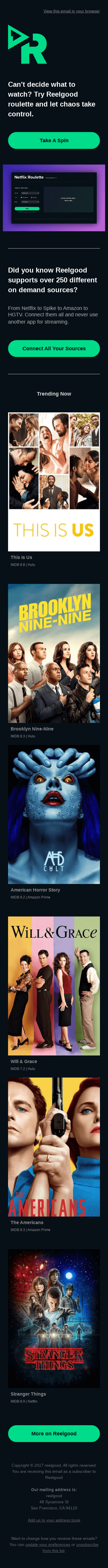 Chat Roulette? No… Netflix Roulette? YES!