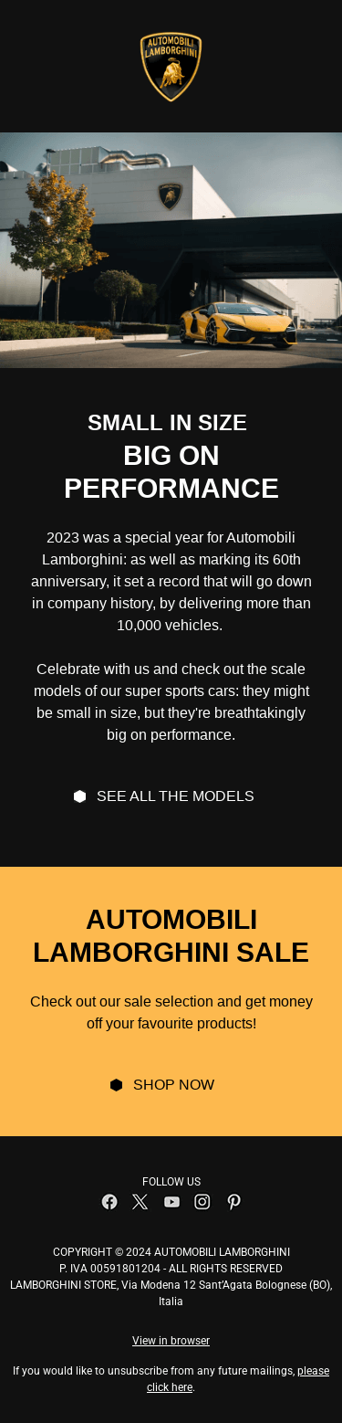 Check out the Automobili Lamborghini scale models