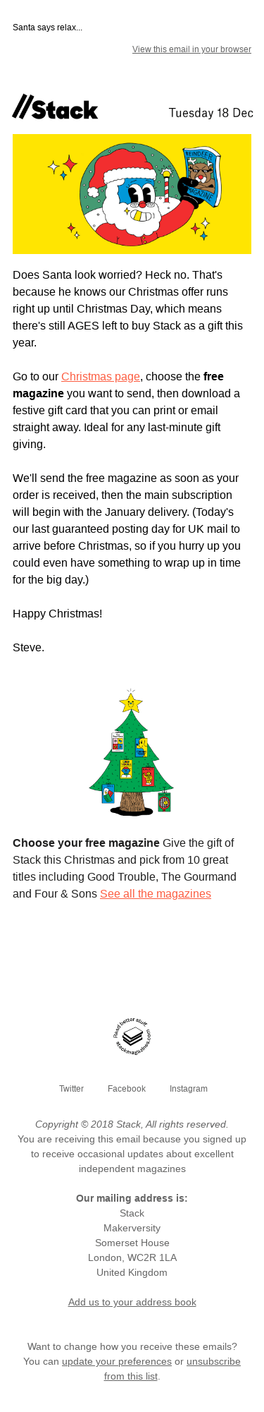 Christmas sorted – instantly