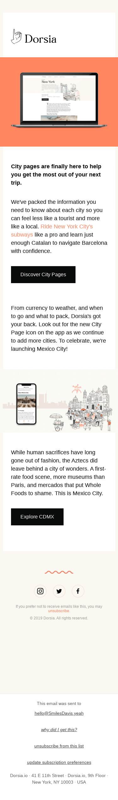 City pages have arrived!