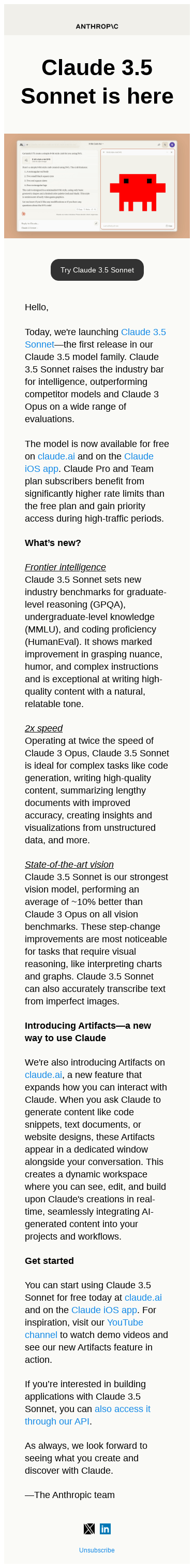 Claude 3.5 Sonnet is here