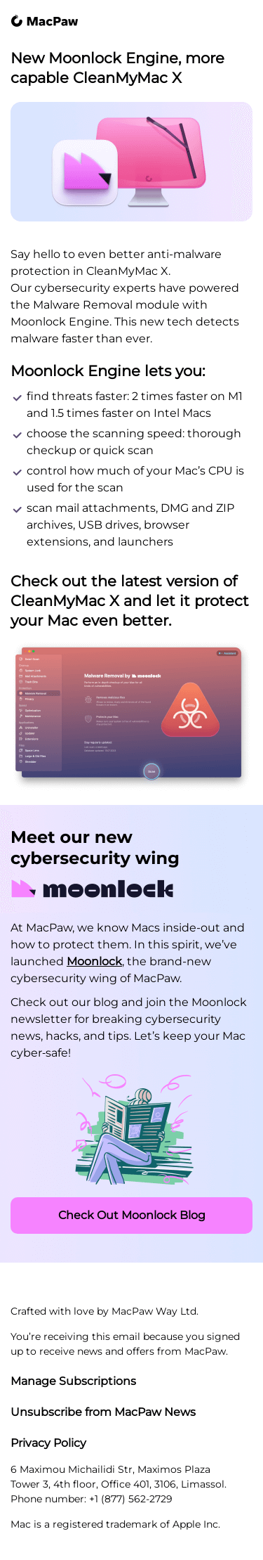 CleanMyMac X got new anti-malware powers