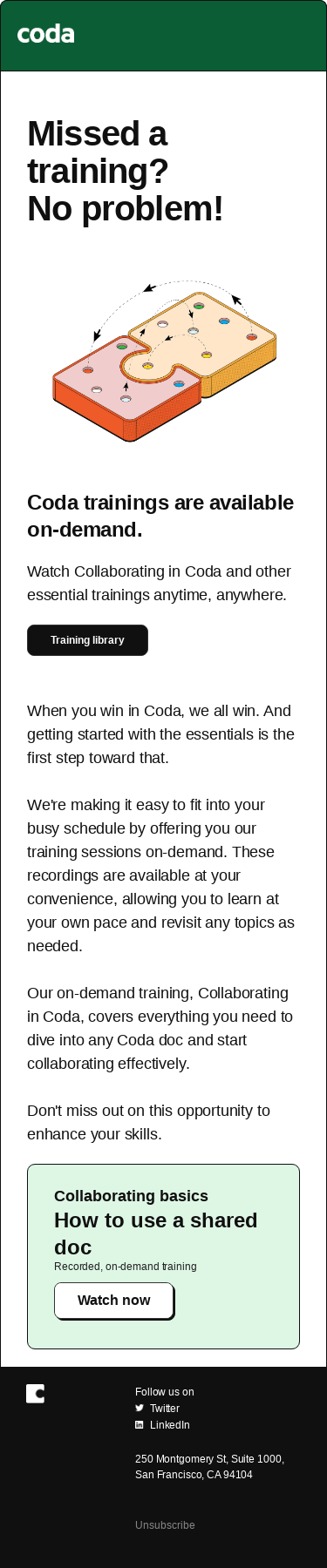 ⌛️ Busy schedule? Training on your time.