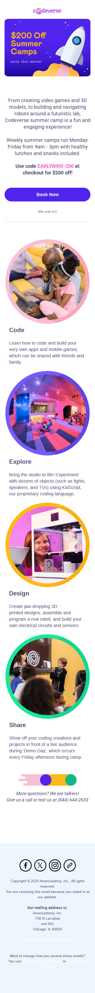 Codeverse Summer Camps 2020 are here!