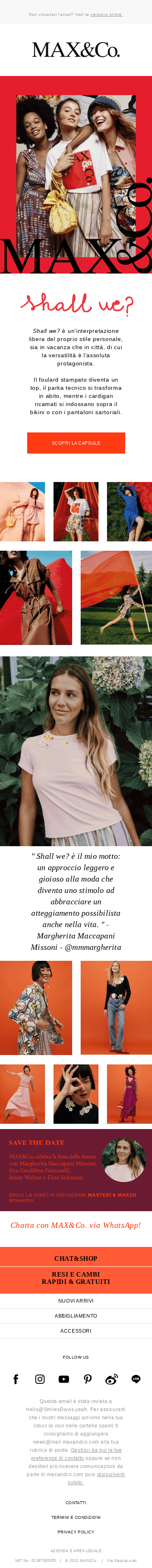 &Co.llaboration con Margherita Maccapani Missoni