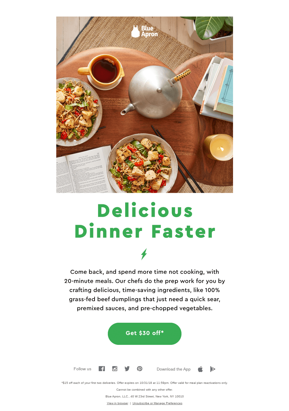 Come on back - we made dinner easier! 😋