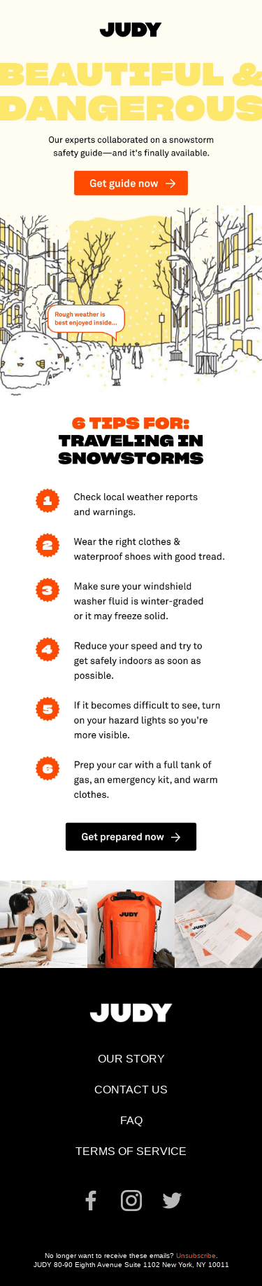 Complete snowstorm guide now available 🌨️