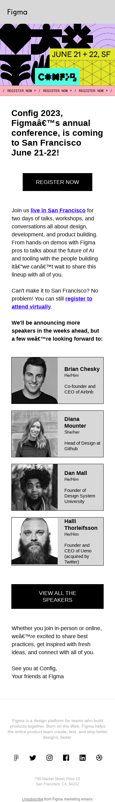 Config is back! Register today