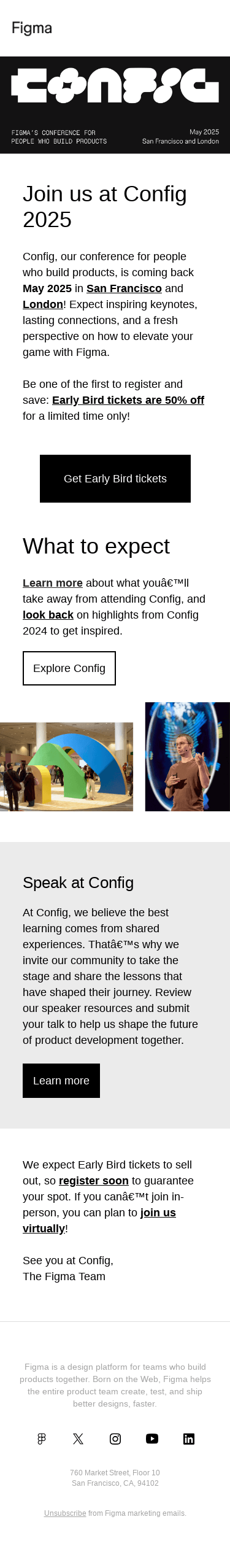 Config is coming May 2025 🎟️