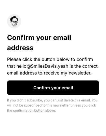 Confirm your email