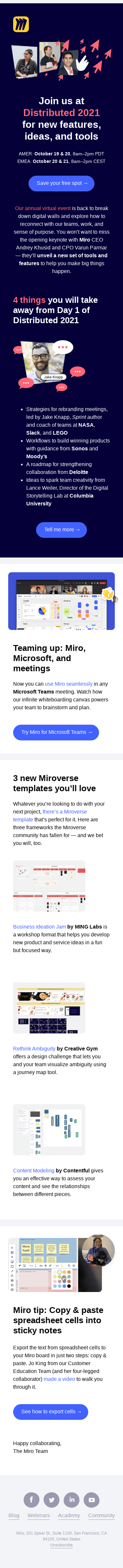 Connecting Is Back — Come to Distributed 2021