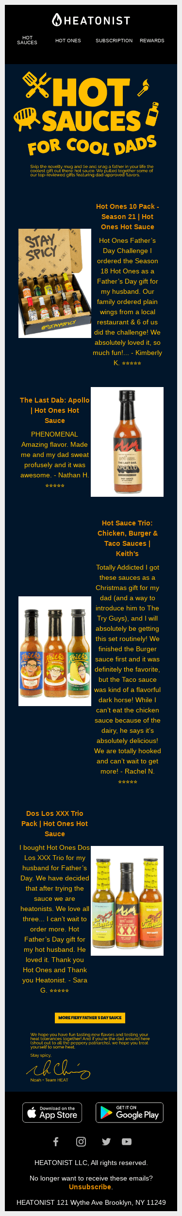 Cool dads ♥️ hot sauce