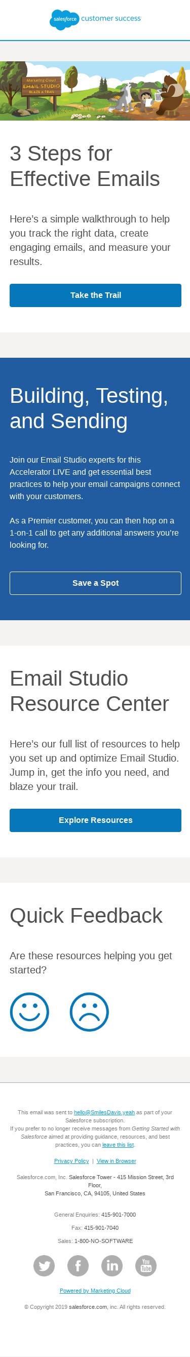 Create emails that motivate your customers with Email Studio.