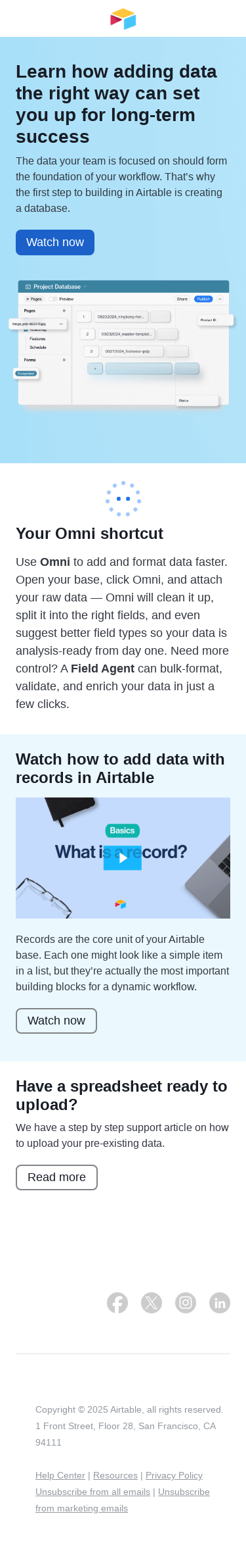 Create the perfect Airtable database