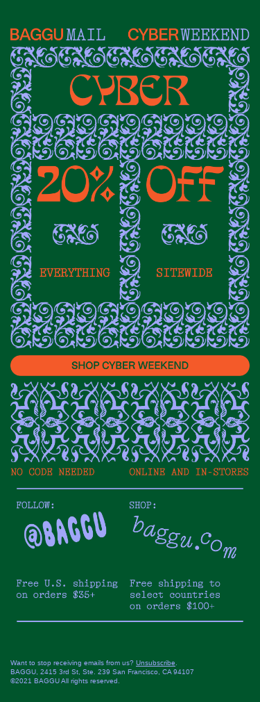 Cyber Weekend is Here