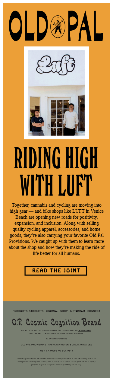 Cycling + Cannabis with LUFT