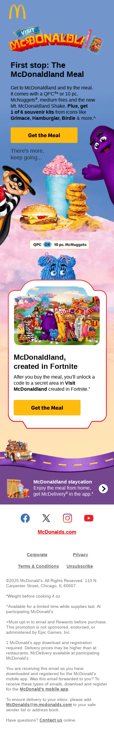 days til ur trip to McDonaldland: 0