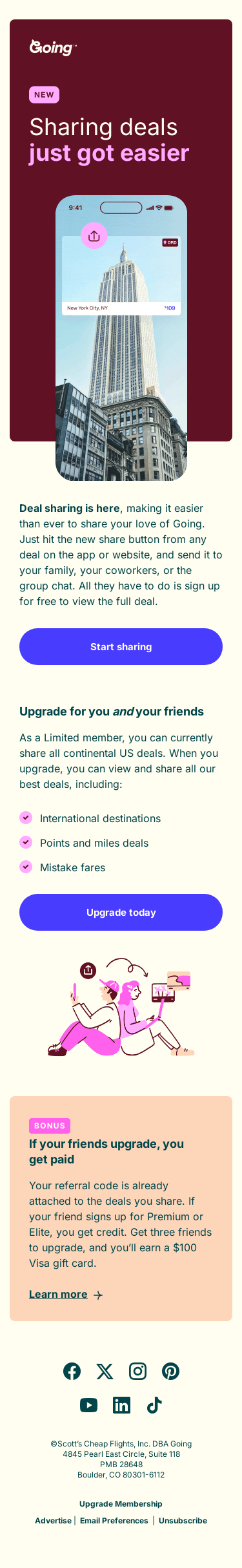 Deal sharing is here 🎉