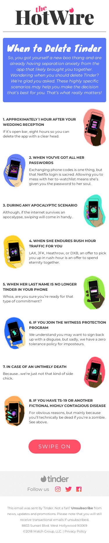 Delete Tinder because…