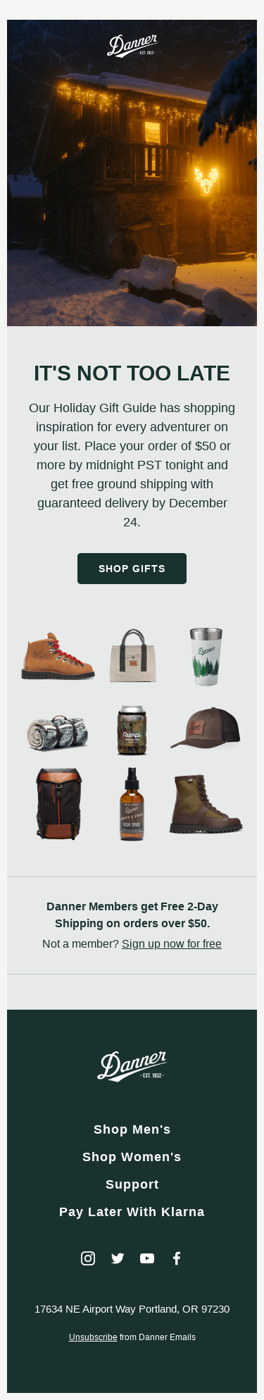 Delivered by December 24