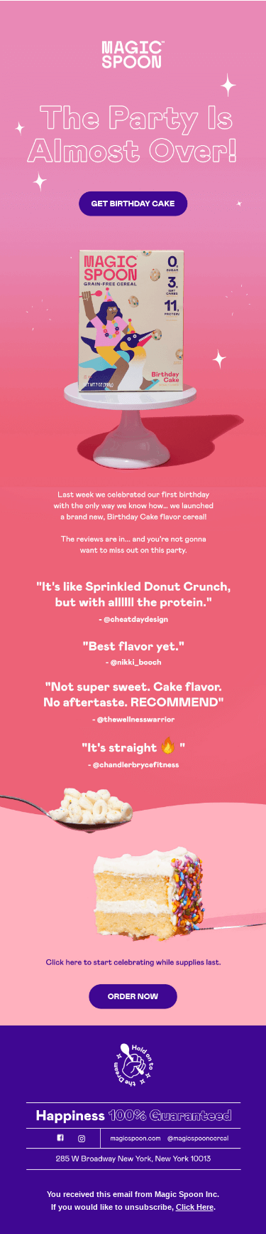 Did you celebrate with our newest flavor? 🎂