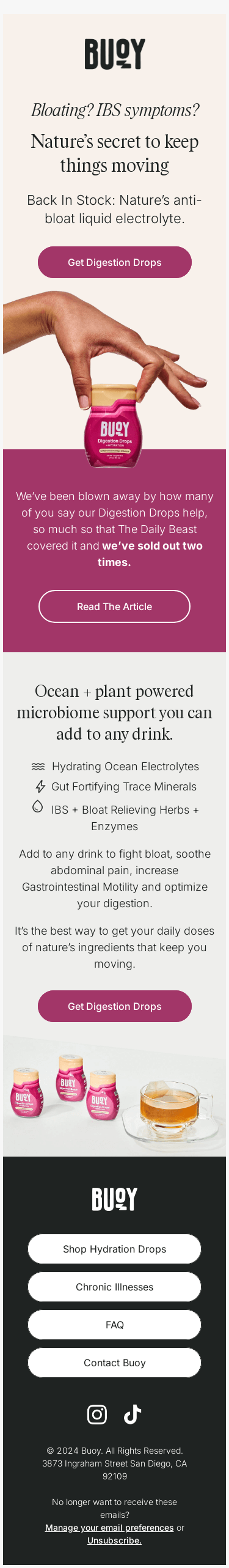 Digestion Drops are back in stock