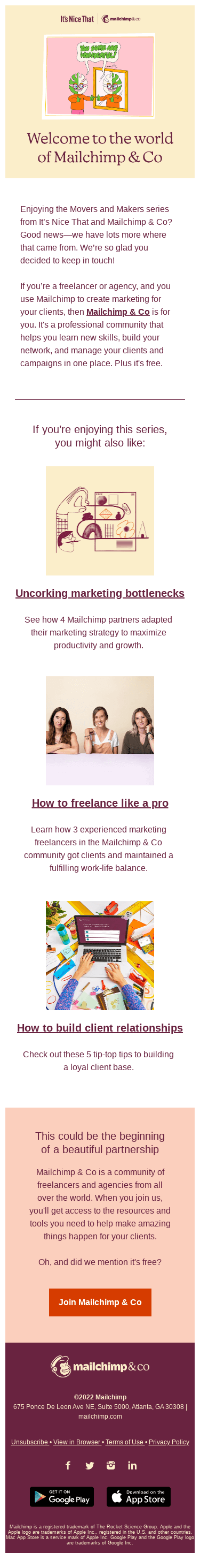 Discover more content from Mailchimp & Co  