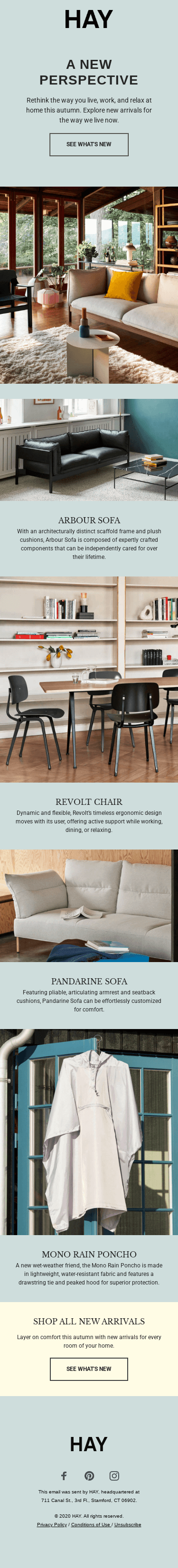 Discover new HAY arrivals for autumn