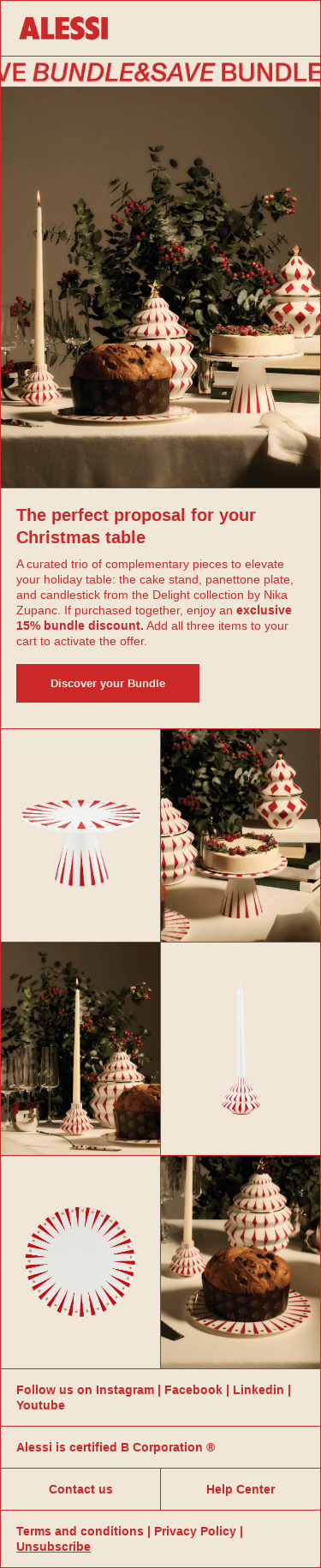 Discover the perfect bundle for your holiday table