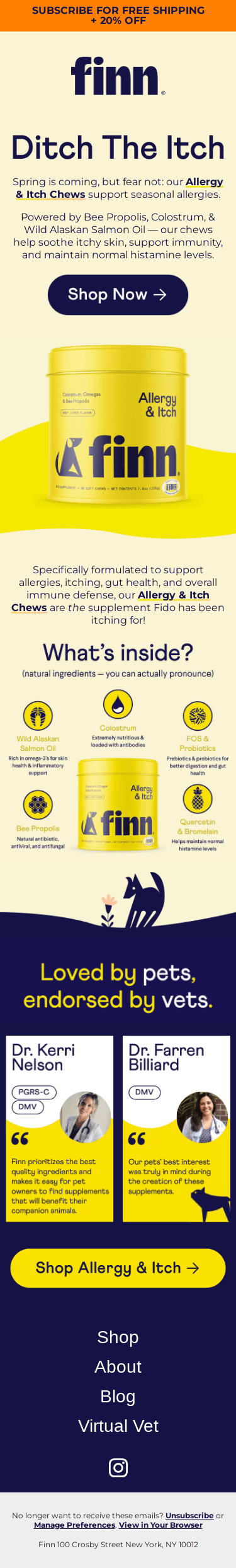 🚨 Ditch The Itch — Meet Allergy & Itch 🚨