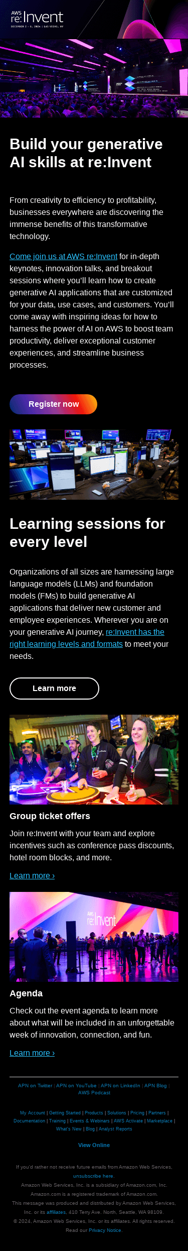 🤖 Dive deep into generative AI at AWS re:Invent 2024