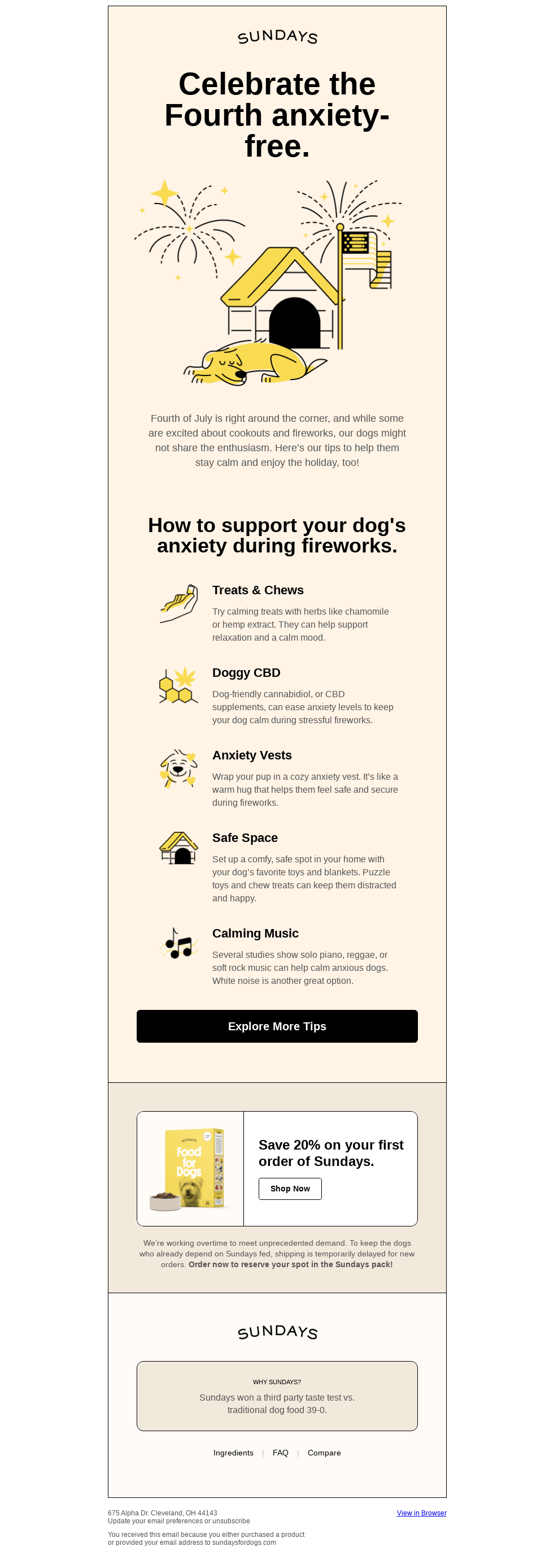 Do you hate fireworks as much as we do?