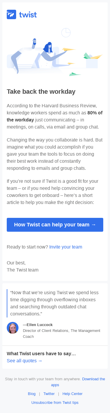 Does your team spend 80% of their time doing this?
