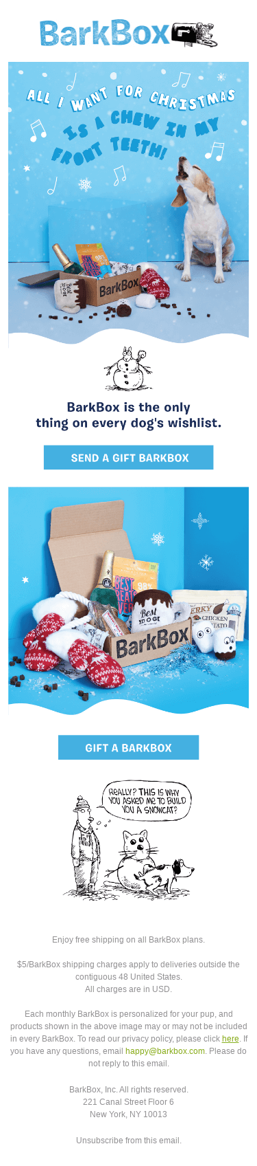 Dog people give the best gifts