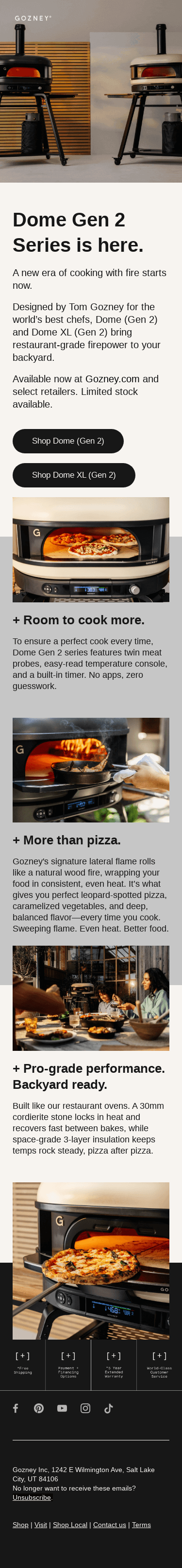 Dome Gen 2 Series is here. Limited Restock.