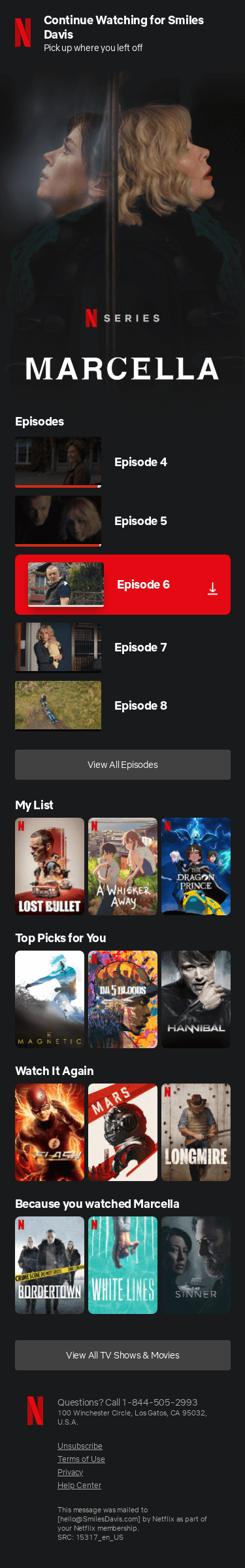 Don't forget to finish Marcella