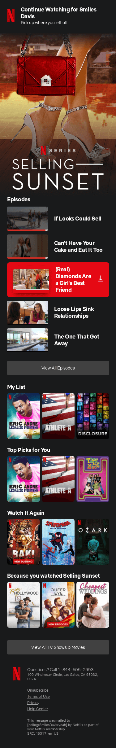 Don't forget to finish Selling Sunset