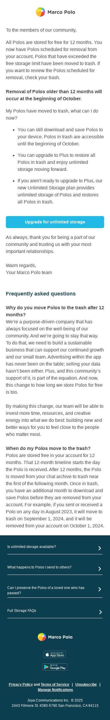 Don’t let your old Polos go!