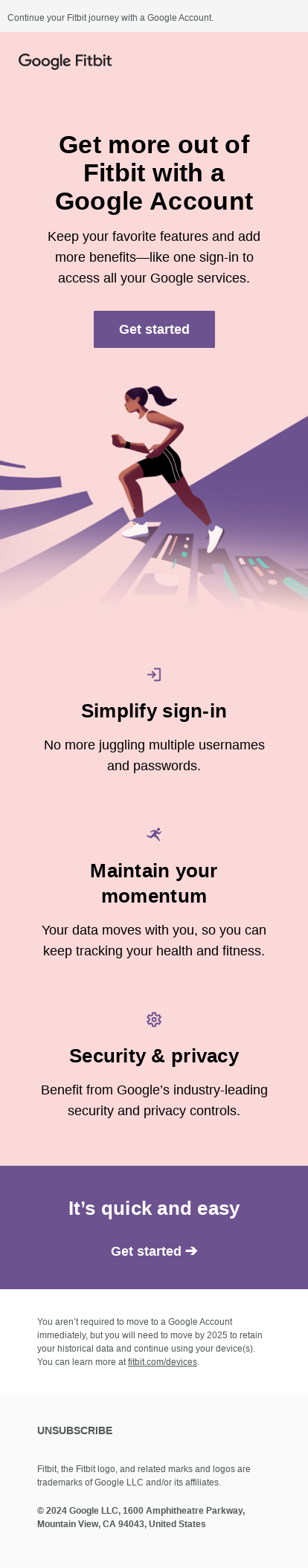 Don’t miss a step—move now