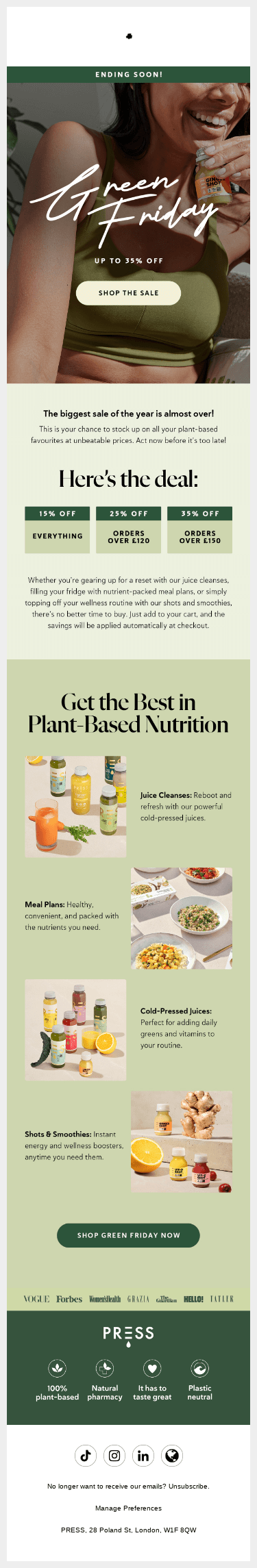 Don’t Wait: Green Friday Ends Soon!