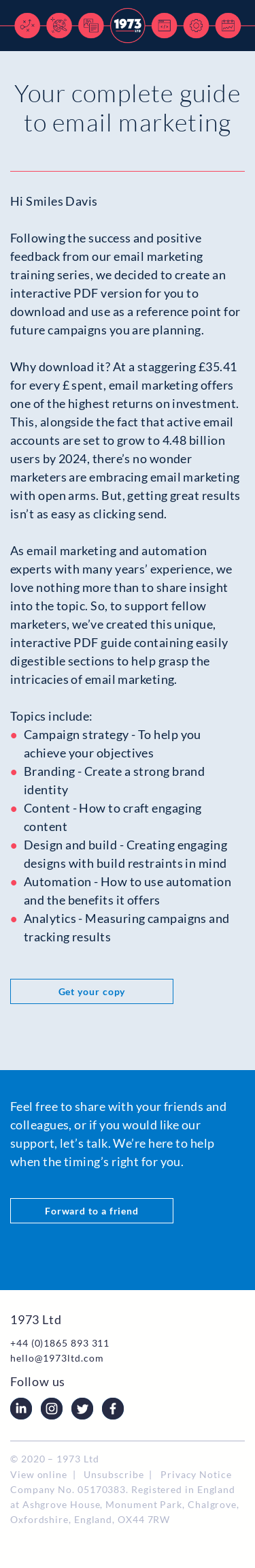 Download your email marketing guide today