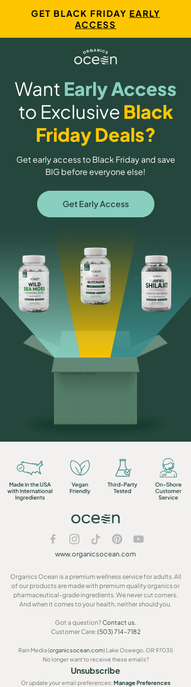 Early Black Friday Access!