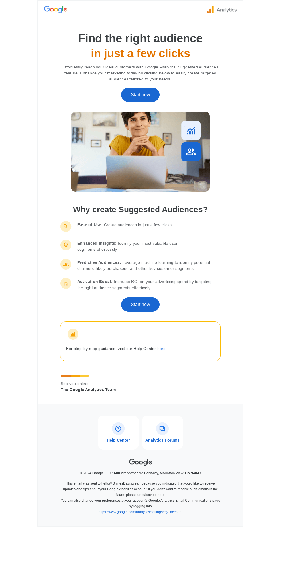 Elevate Your Marketing with Google Analytics' Suggested Audiences